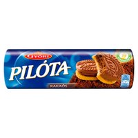 Hozzáadás a kosárhoz Győri Pilóta kakaós krémmel töltött omlós keksz 180 g