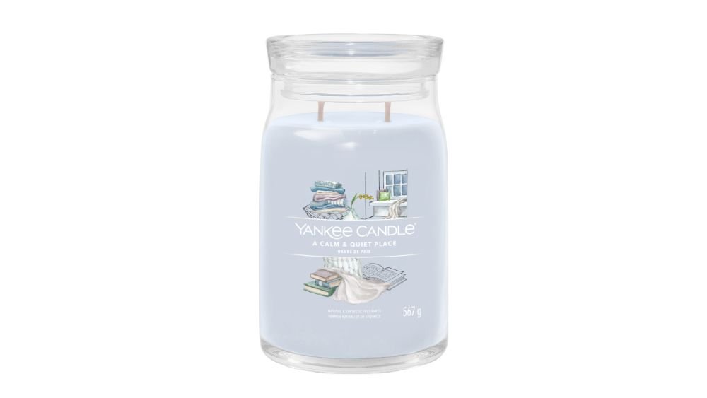 Duża świeca zapachowa Yankee Candle A CALM & QUIET PLACE