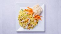 Objednať 21A. Kuřecí smažená rýže a kim chi / chicken
