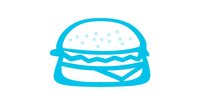 Objednať Vegetariánský burger "Linda McCartney" se zeleninou a batátovými hranolky