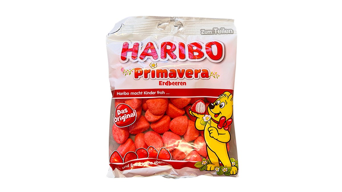Haribo Primavera Erdbeeren | Kiosk Nymphenburgerstr - Sweet Trade II | Wolt