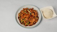 Objednať Pečené kuracie mäso s thai chili omáčkou a zeleninou