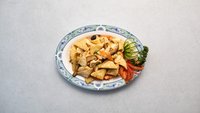 Objednať W45. Tofu s bambusem a houbami s rýží
