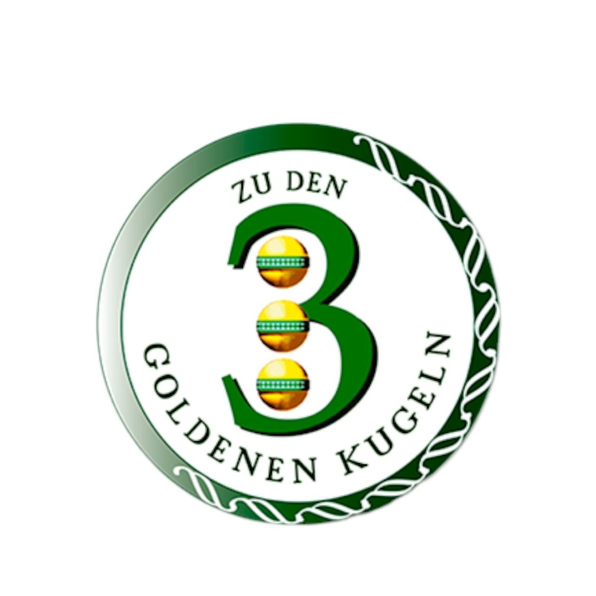 3 goldene Kugeln