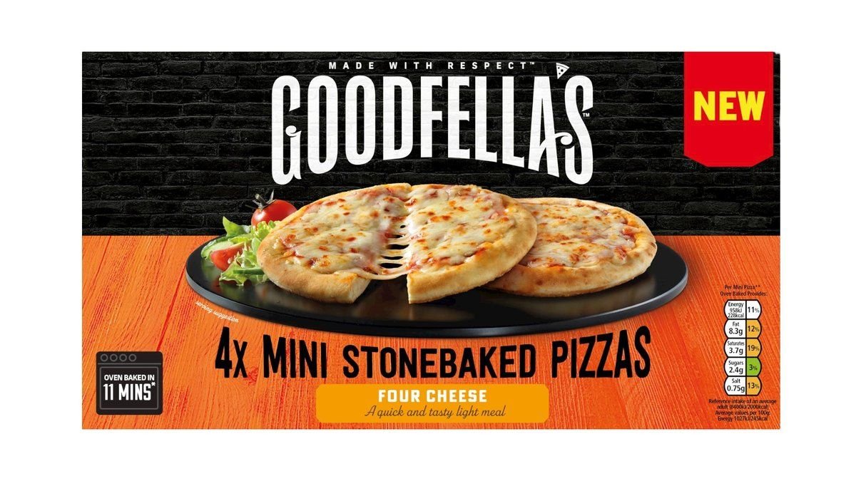 Goodfella's Mini Pizzas Four Cheese, X 4 | Welbee's Supermarket  Pendergardens | Wolt