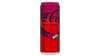 Hozzáadás a kosárhoz Coca Cola Cherry Zero colaízű energiamentes szénsavas üdítőital, édesítőszerekkel 330 ml