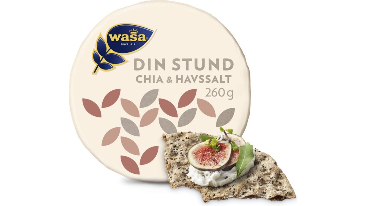 Wasa- Din Stund Chia & Sea Salt Mini 270 g