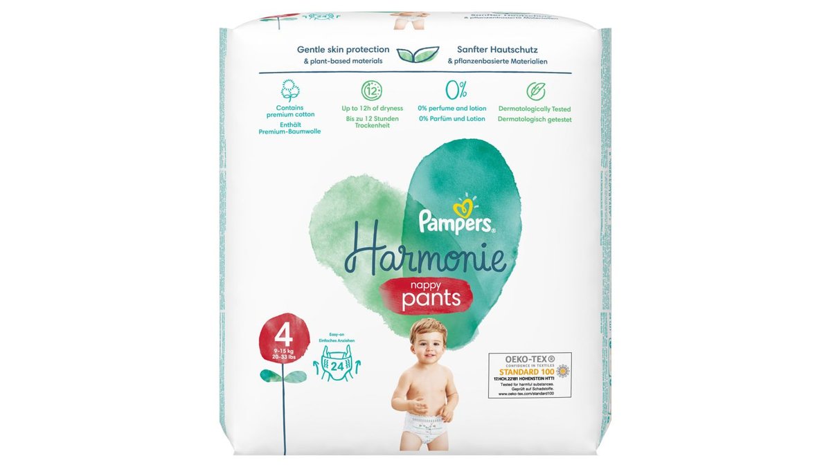 Pampers - Couches, taille 2 (4-8 kg), 39 pcs