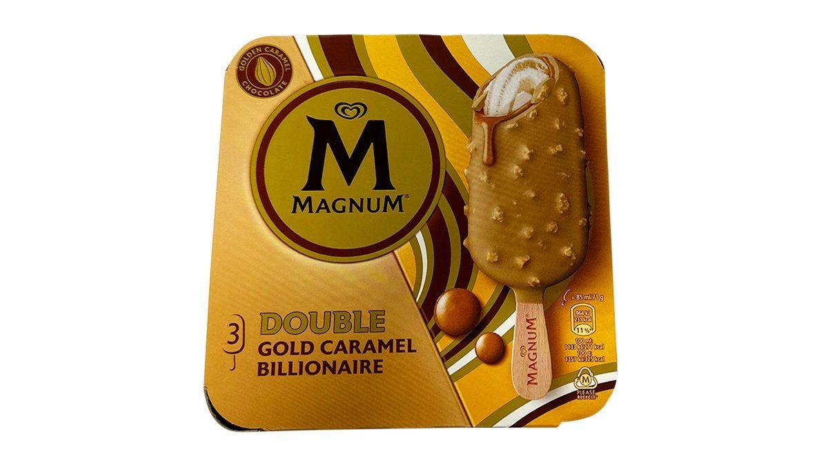Magnum Double Gold Caramel Billionaire Eis am Stiel REWE Roth Wolt