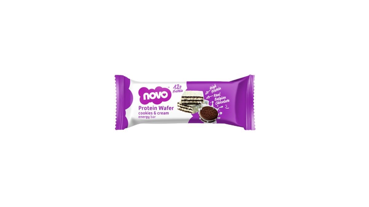 Novo Protein Wafer Cookies & Cream, 40g Meats and Eats Naxxar Wolt