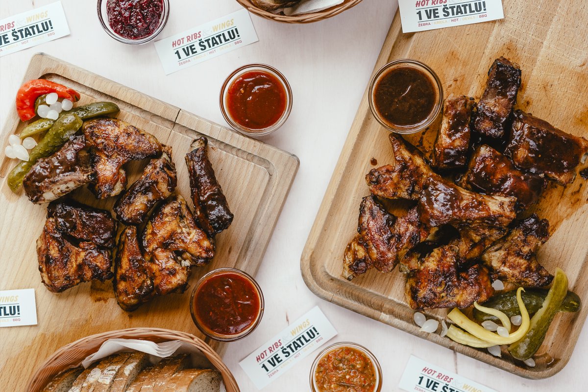 Hot ribs & wings Wolt Doručení Brno