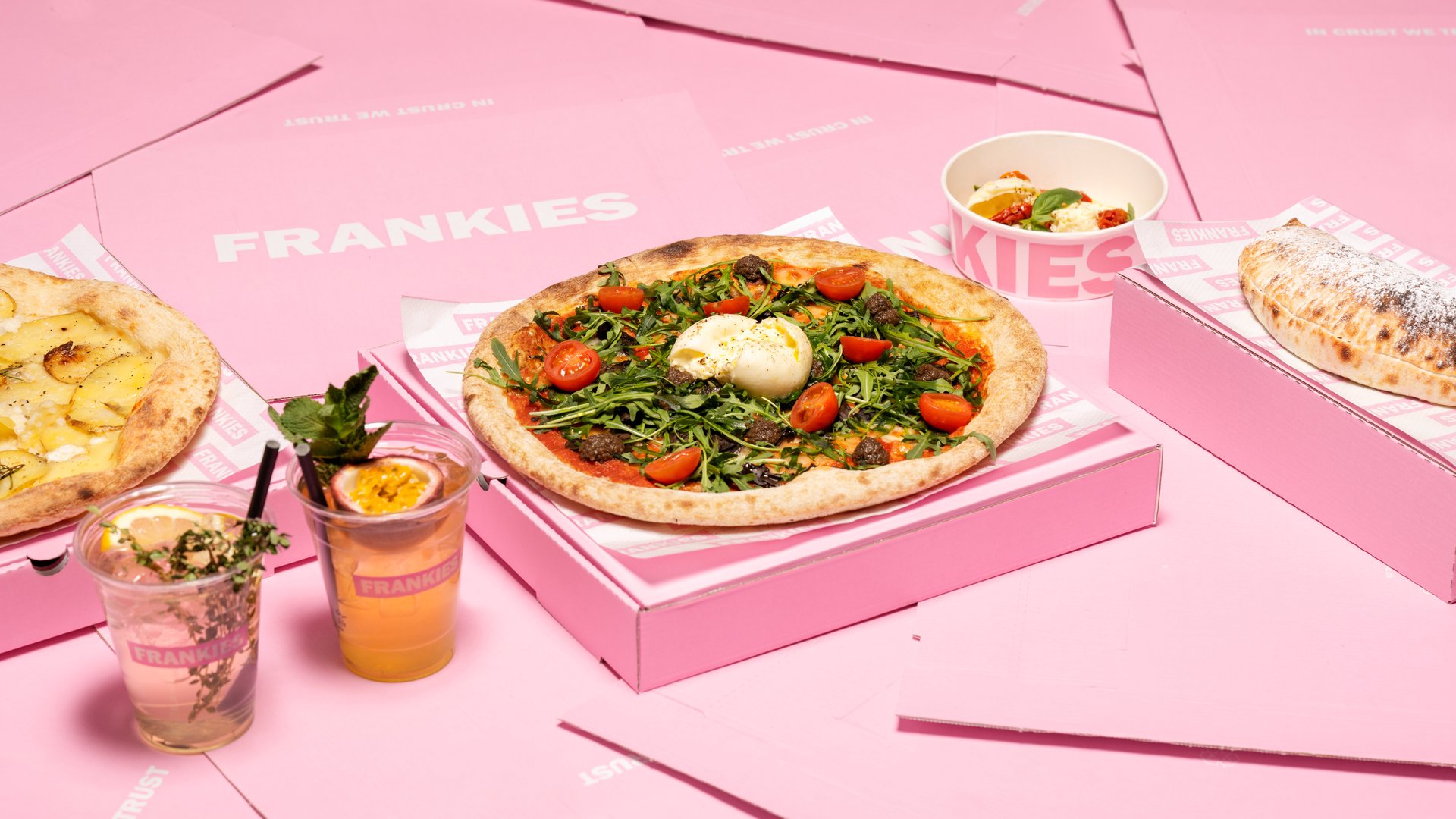 Frankies Pizza Mejlgade Wolt Levering Aarhus