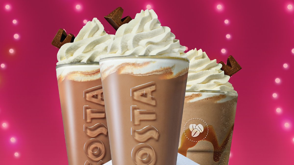costa coffee festive drinks