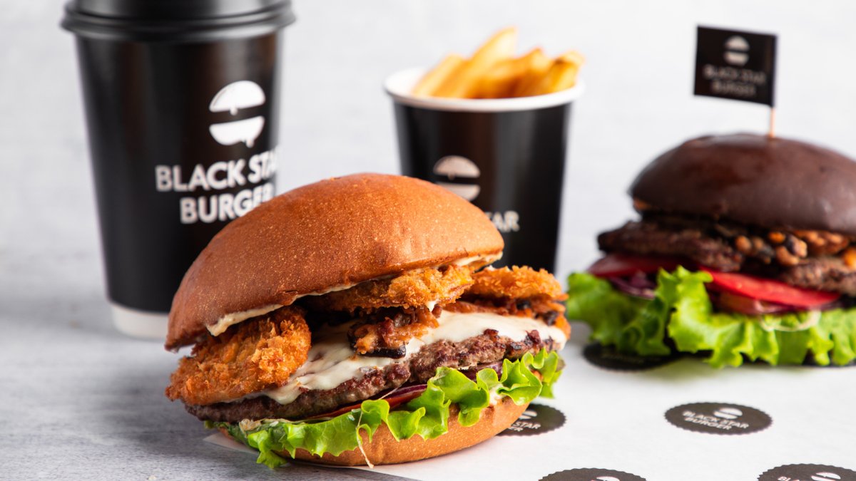 Black Star Burger Хан Шатыр | Wolt | Доставка | Астана‎