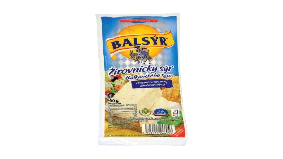 Balsýr Žirovnický sýr balkánského typu 47%, 200 g | Wolt Market Michle ...