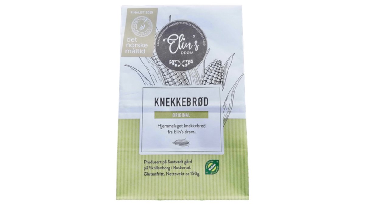 Knekkebrød Elins Orginal 150g - Elin's Drøm